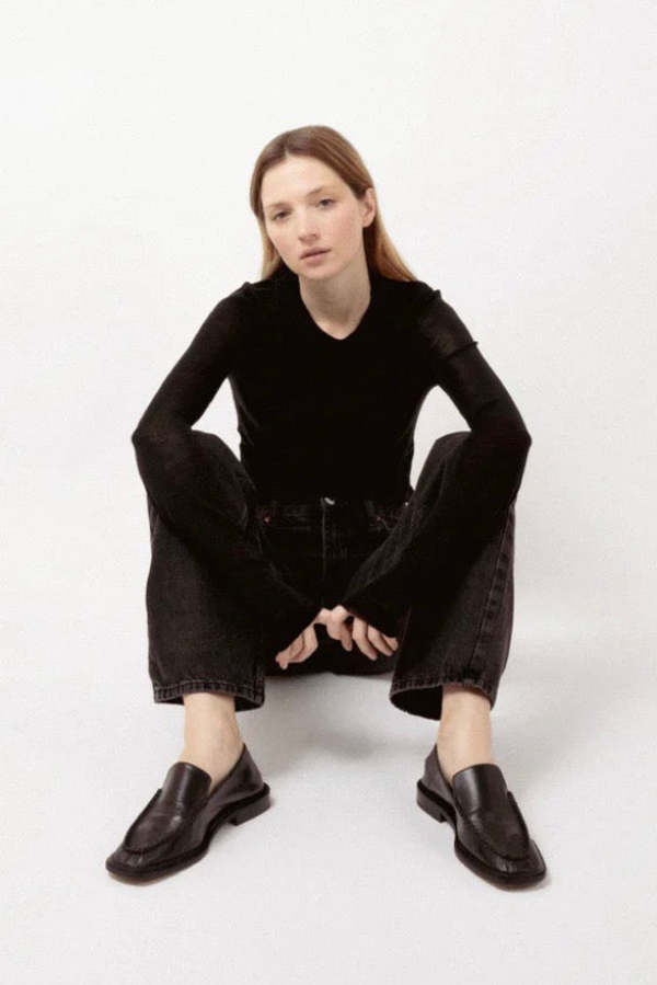 Souliers Martinez Rio Loafer - Black