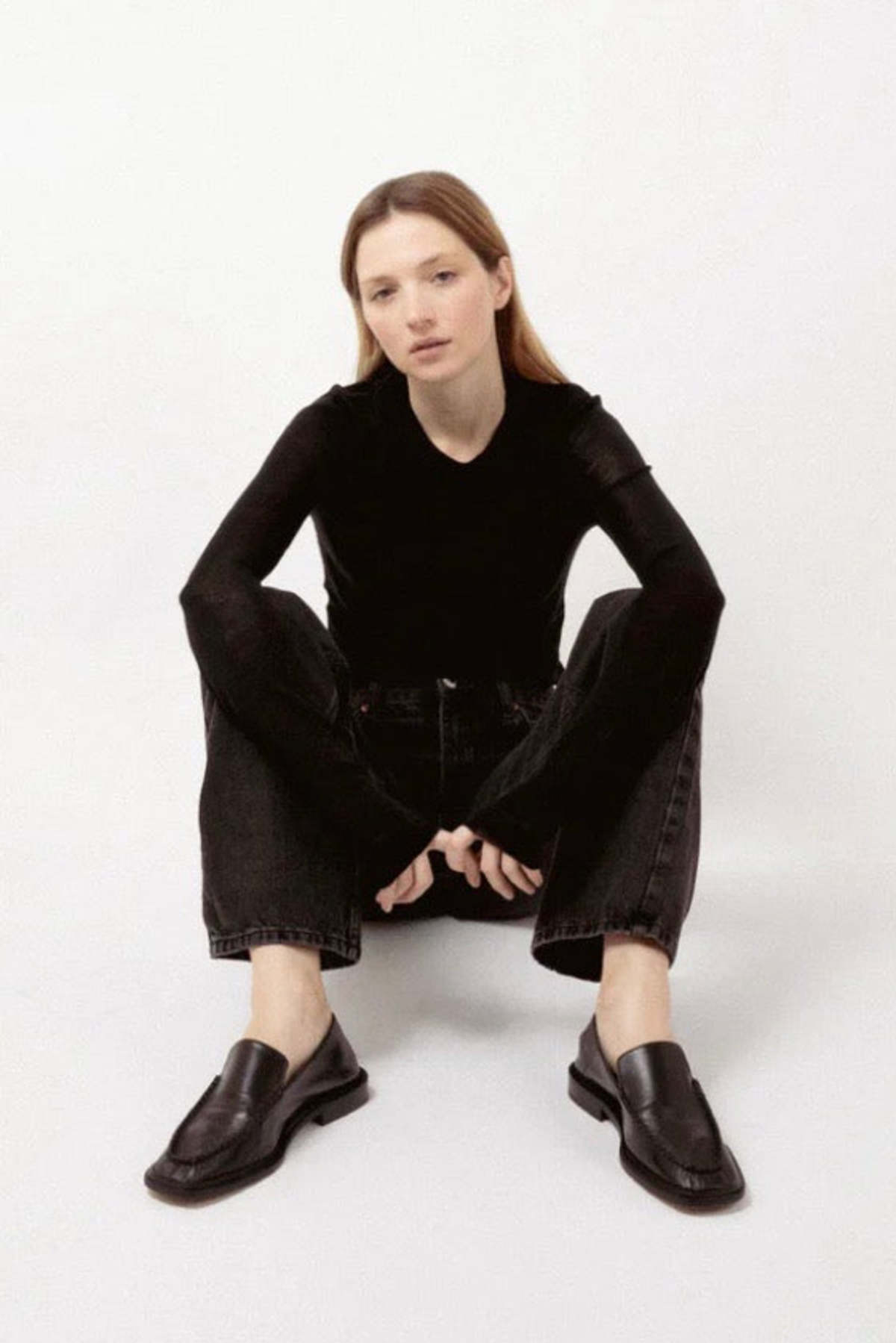 Souliers Martinez Rio Loafer - Black - Image 1 of 6