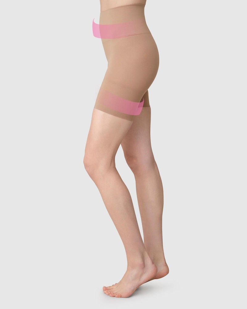 Swedish Stockings Livia Seamless Shaping Shorts - Beige