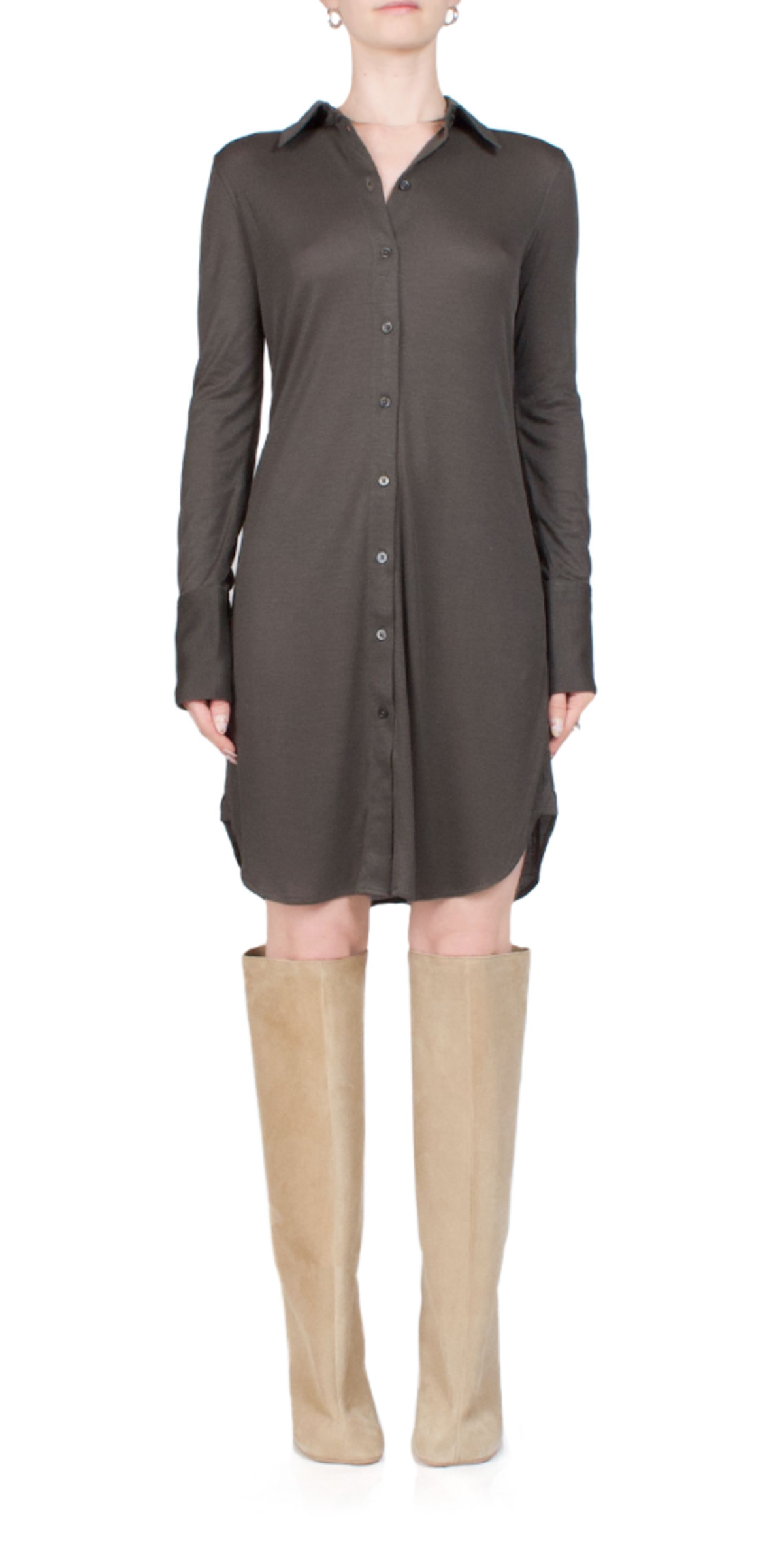 オールインワン・サロペット Helmut Lang Bustier Shirt Dress Helmut Lang Midi Shirt Dress | WWW.HELMUTLANG.COM
