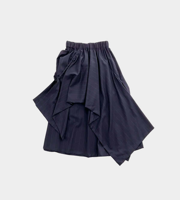 UJOH Random Hem Skirt - Navy | Garmentory UJOH Random Hem Skirt - Navy | Garmentory