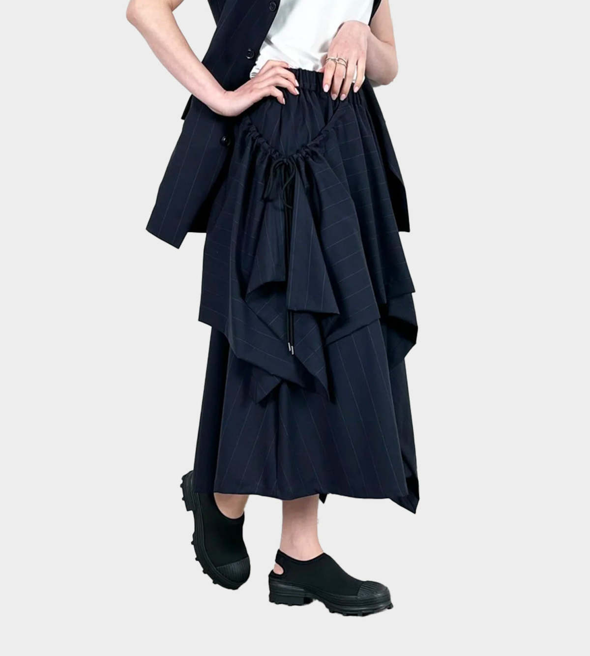 UJOH Rondom Hem Gathered Skirt スカート UJOH スカート 「UJOH/ウジョー」「STUDIOUS別注」Rondom Hem