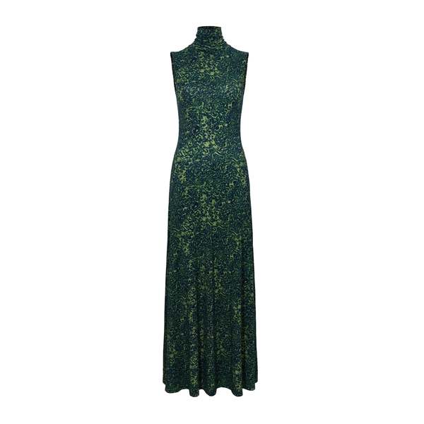 Proenza Schouler Jamie Dress - Navy/Green | Garmentory