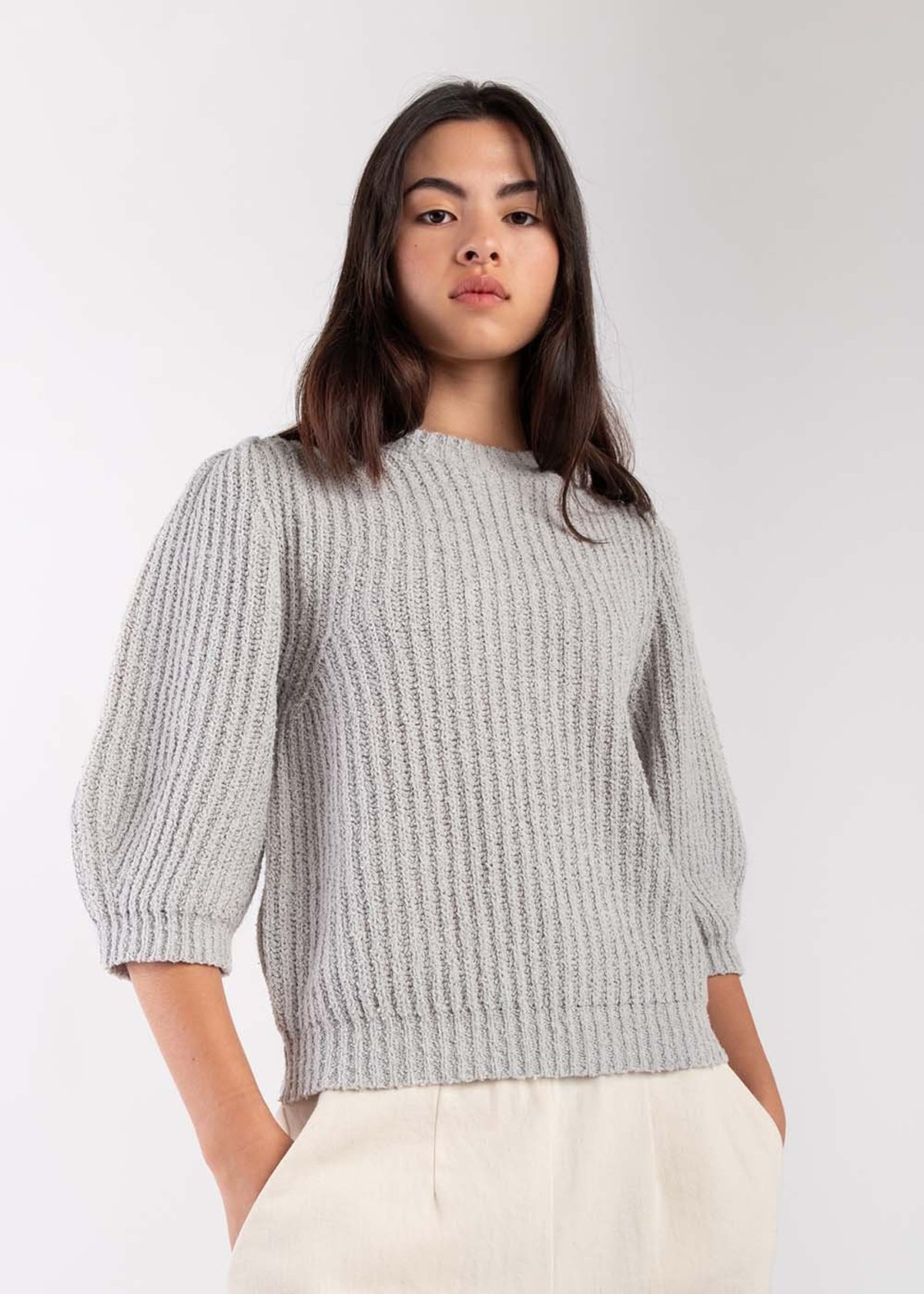 Micaela Greg Mar Pullover - Cloud/Cream - Image 1 of 5