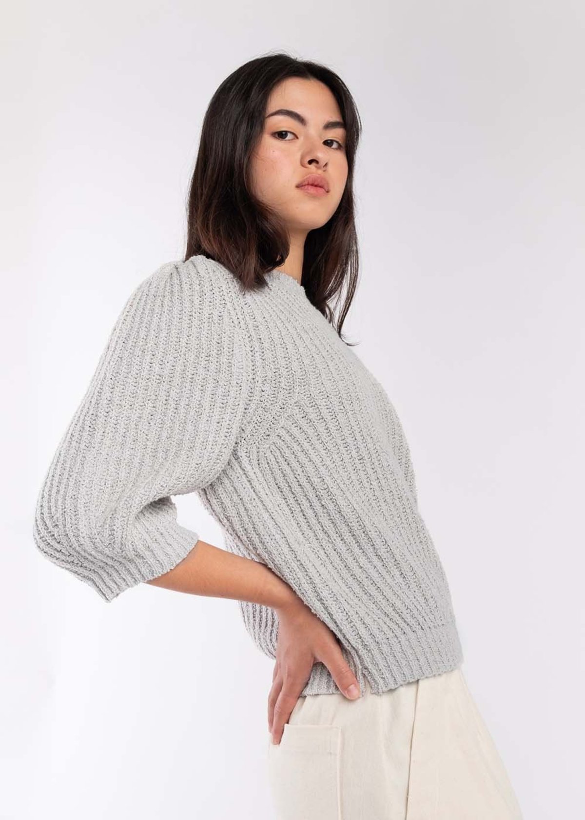 Micaela Greg Mar Pullover - Cloud/Cream - Image 5 of 5