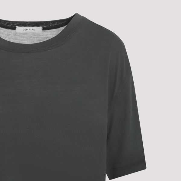 Lemaire|SHORT-SLEEVED ROUND NECK T-SHIRTS (SOFT SS TE ( Lemaire Soft SS T-shirt - Asphalt | Garmentory