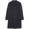Strobl u.Co (Germany) Waxed Canvas Weave Revere Collar Balmacaan Coat Boleite - Thumbnail 1