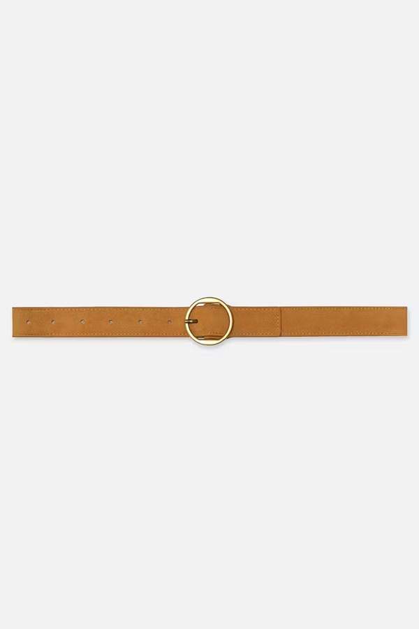 Frame Denim (brand) Tan Leather Belt Leatherboss Genuine Leather Men Big and Tall Casual Jeans  main image 4