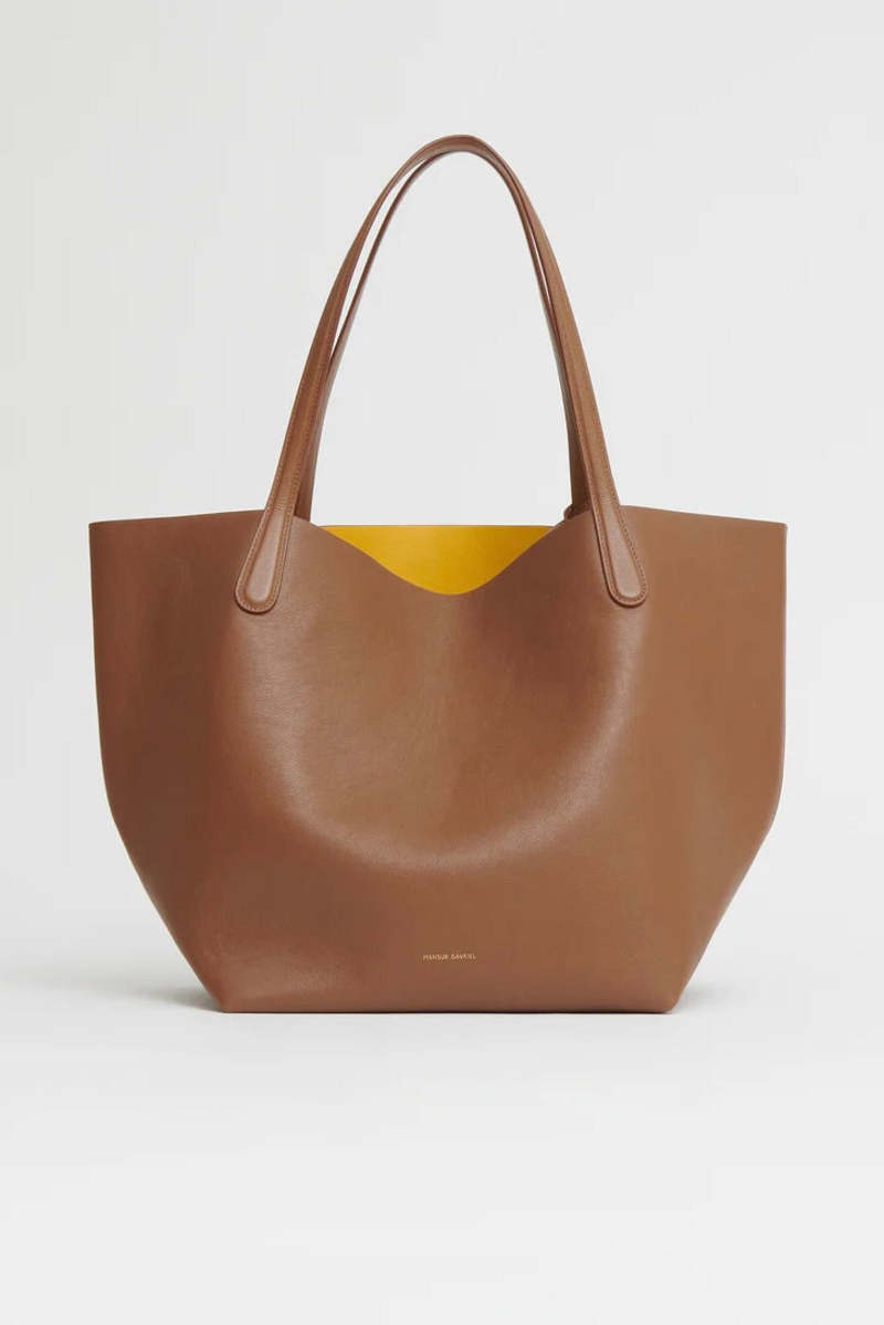 Mansur Gavriel Everyday Soft Tote - Desert/Limone