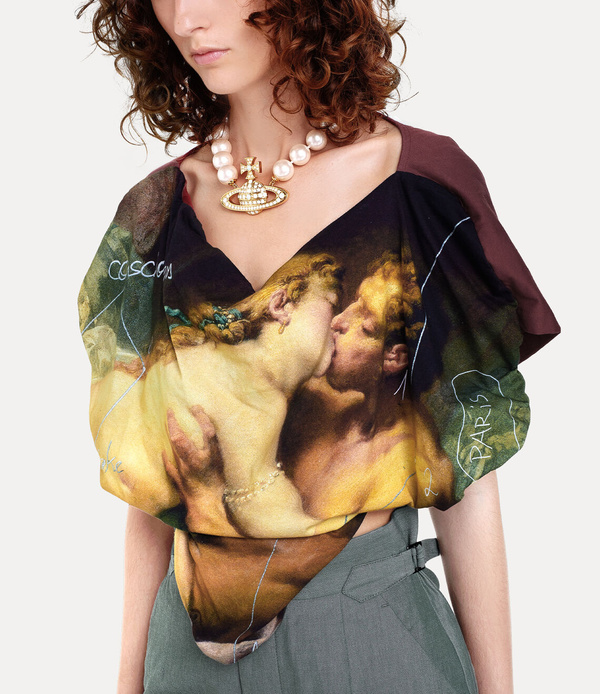 Vivienne Westwood Heart Top - Kiss Print | Garmentory