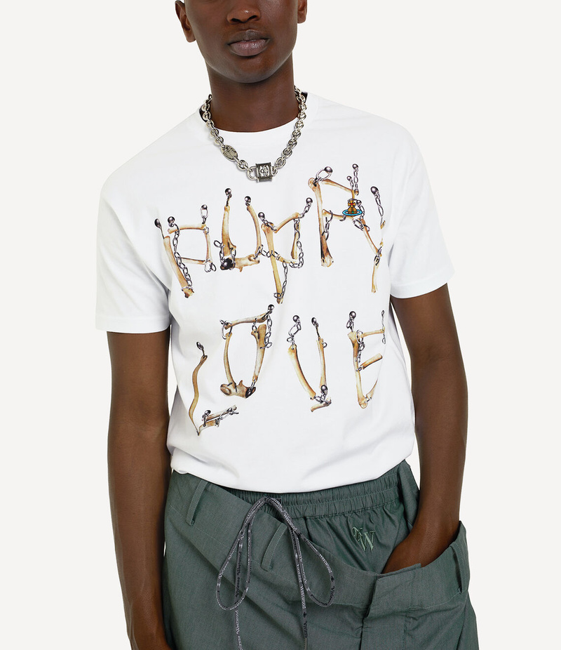 Vivienne Westwood Puppy Love Bones T-shirt - White | Garmentory