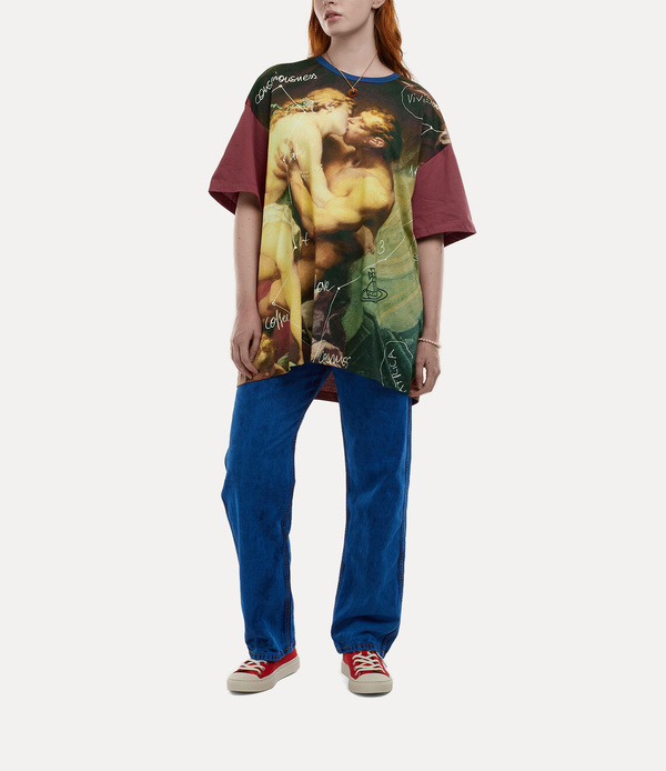 Vivienne Westwood Oversized T-shirt - Kiss Print | Garmentory