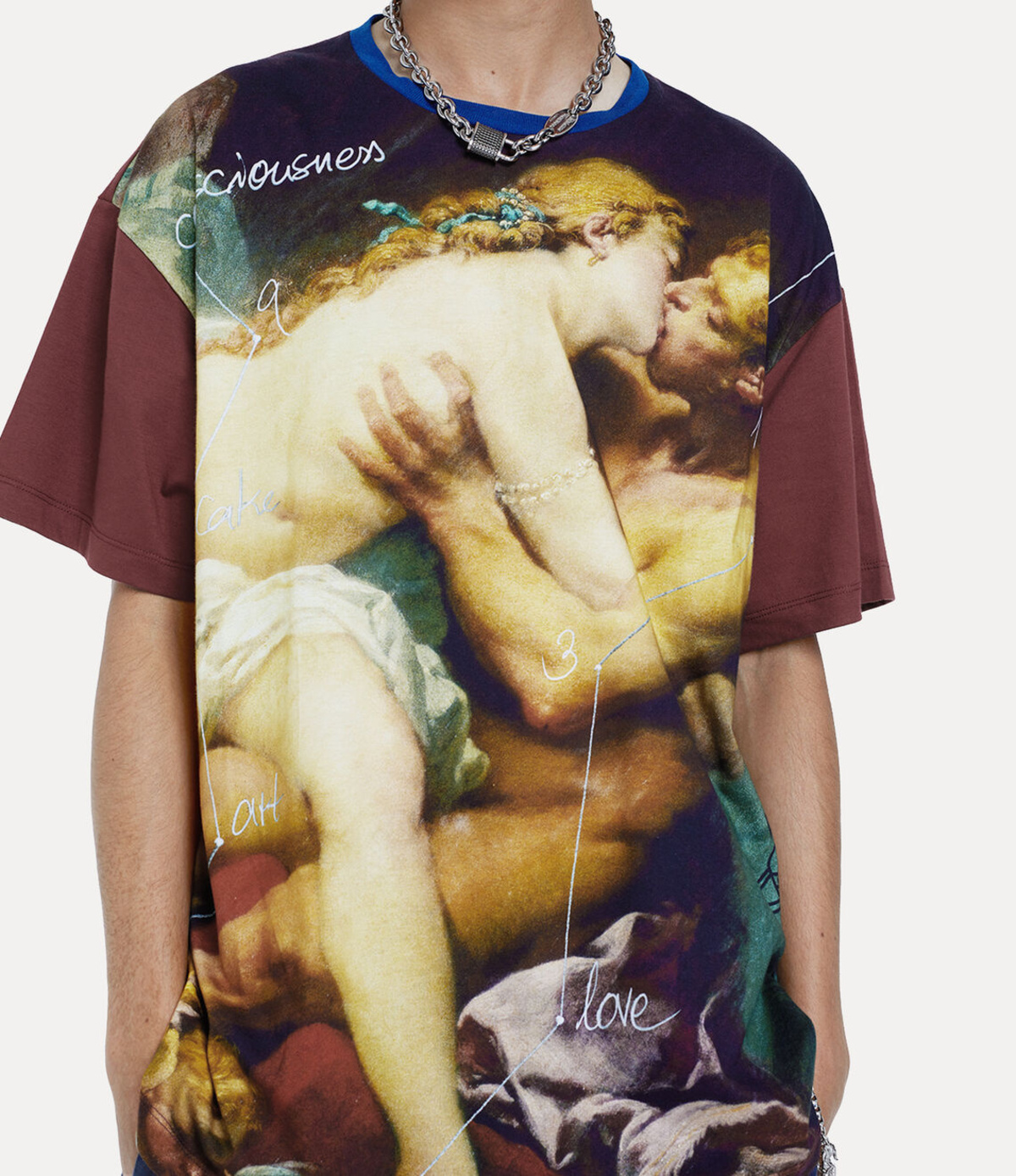 ◆Vivienne Westwood◆Kiss oversized ジャージー Tシャツ送料込 ◇Vivienne Westwood◇Kiss oversized ジャージー Tシャツ送料込
