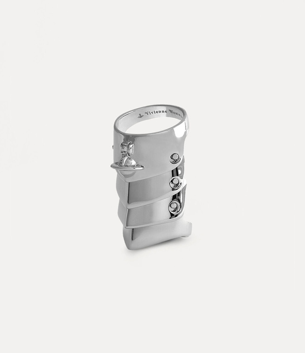 Vivienne Westwood Armour Ring - Recycled Silver | Garmentory