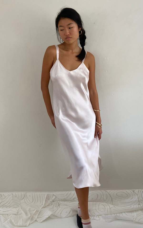 90s midi slip dress 90s Icon V Slip Dress