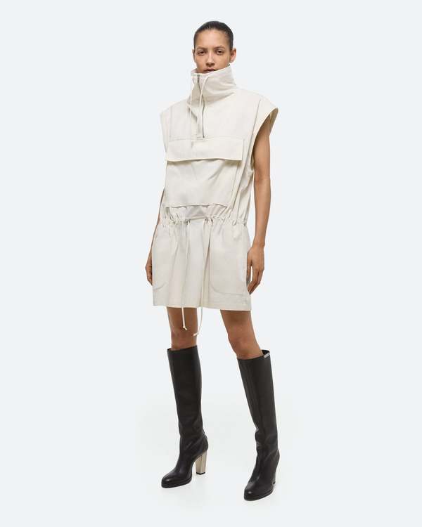 Helmut Lang Gusset Dress - Creme | Garmentory