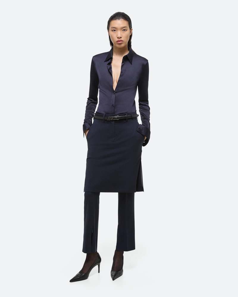 Helmut Lang Fluid Shirt - Navy | Garmentory