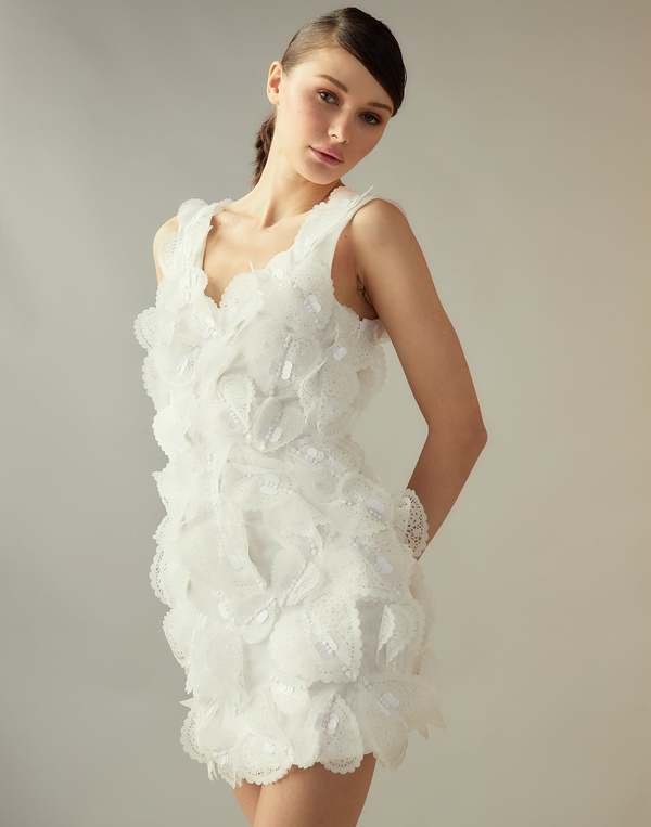 cynthia rowley white linen dress Cynthia Rowley Birdcage Linen Mini Dress Bluefly