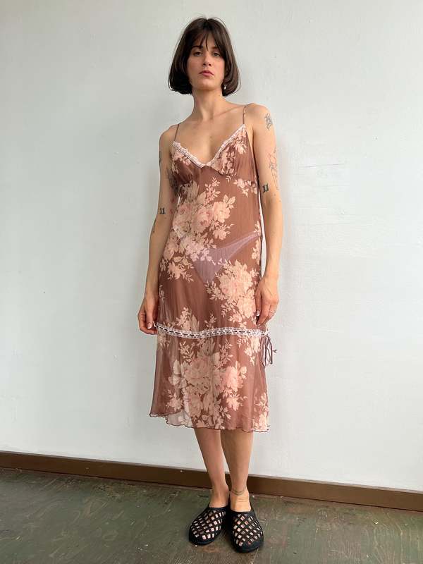 brown dress for family photos Chocolate Brown Silk Slip Skirt and Top  Lara Louise Designs