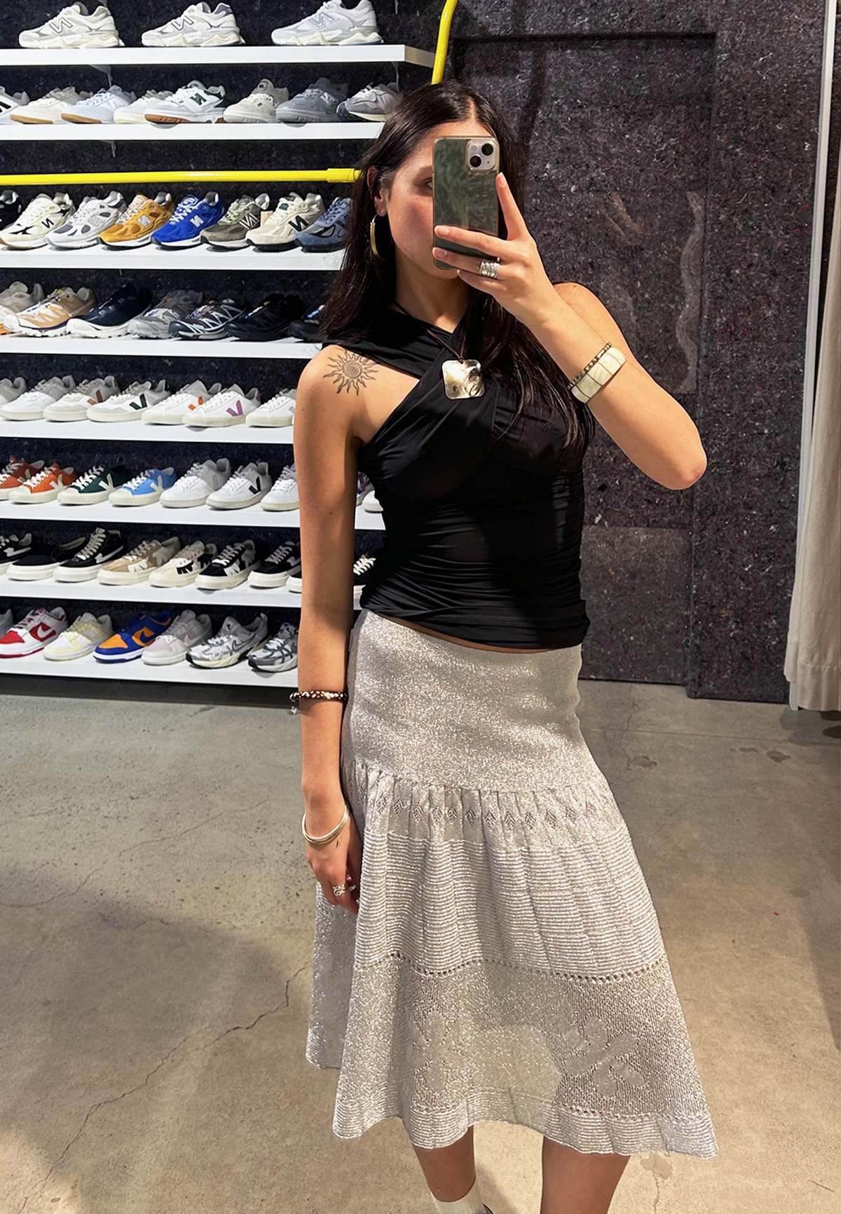 Paloma Wool Mushka Top - Dark Green | Garmentory