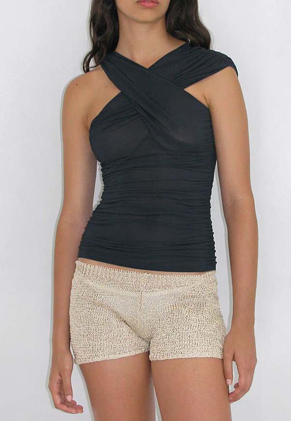 Paloma Wool Mushka Top - Dark Green | Garmentory