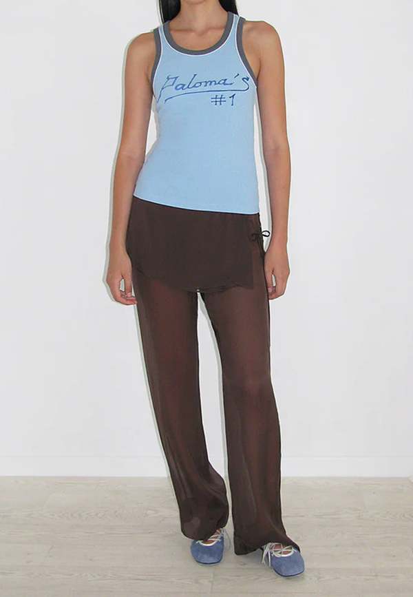 paloma wool タンクトップ Paloma Wool Paloma1 Singlet Top - Blue | Garmentory