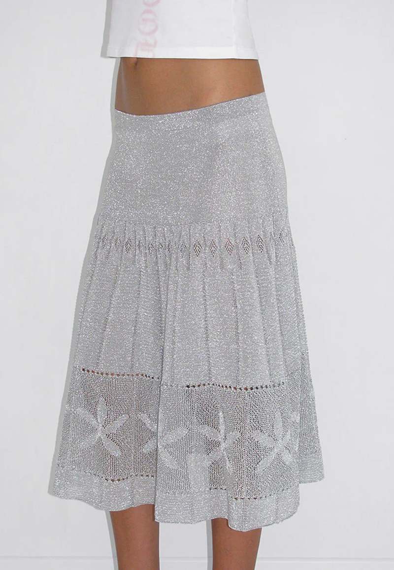 Paloma Wool スカート Paloma Wool Cucurbita Midi Skirt - Gray | Garmentory