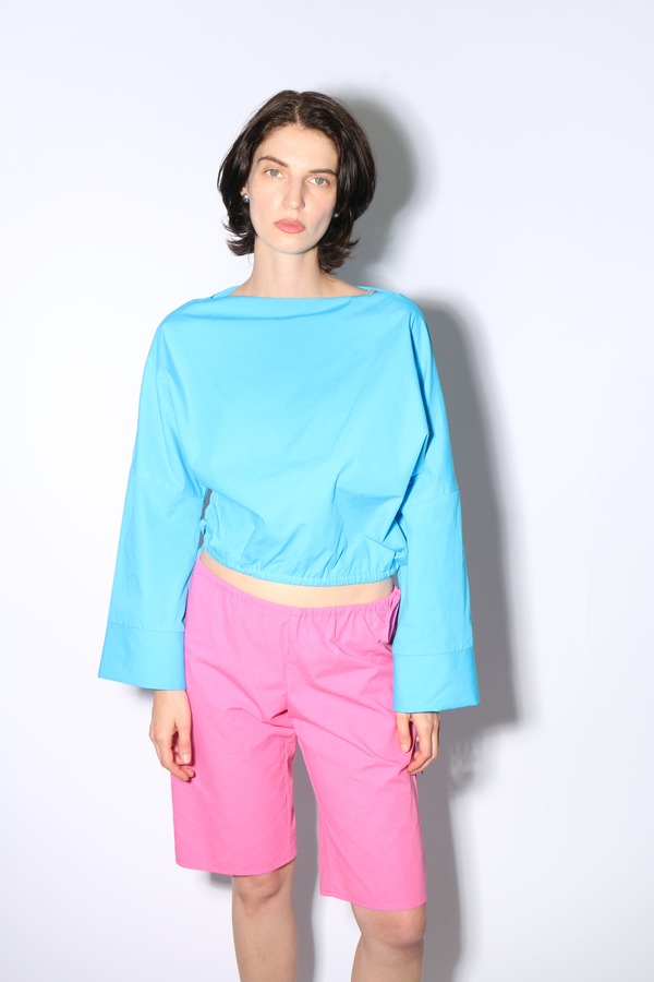 brooke callahan Cuff Top - Turquoise | Garmentory