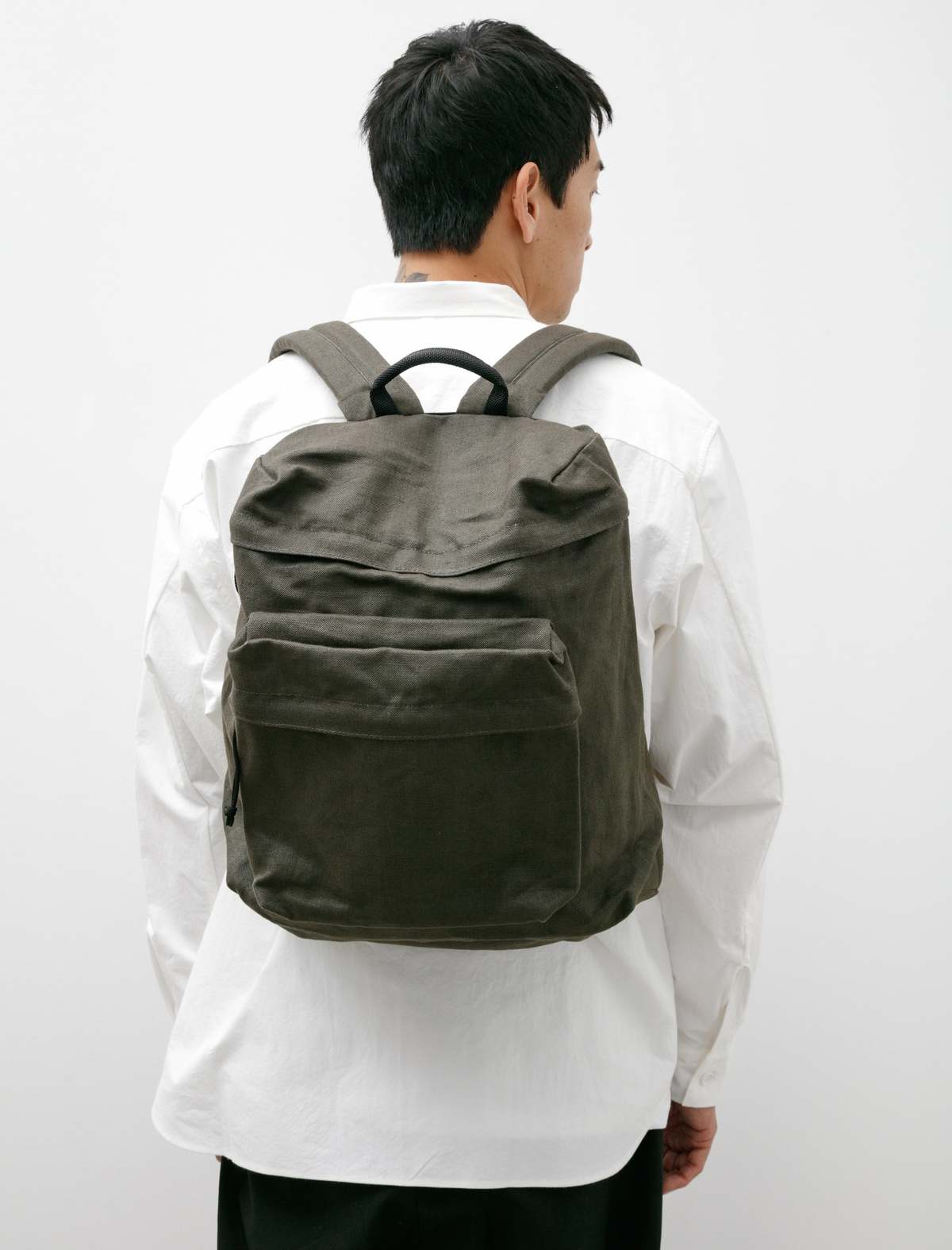 Aeta Medium Linen Backpack TF - Khaki | Garmentory