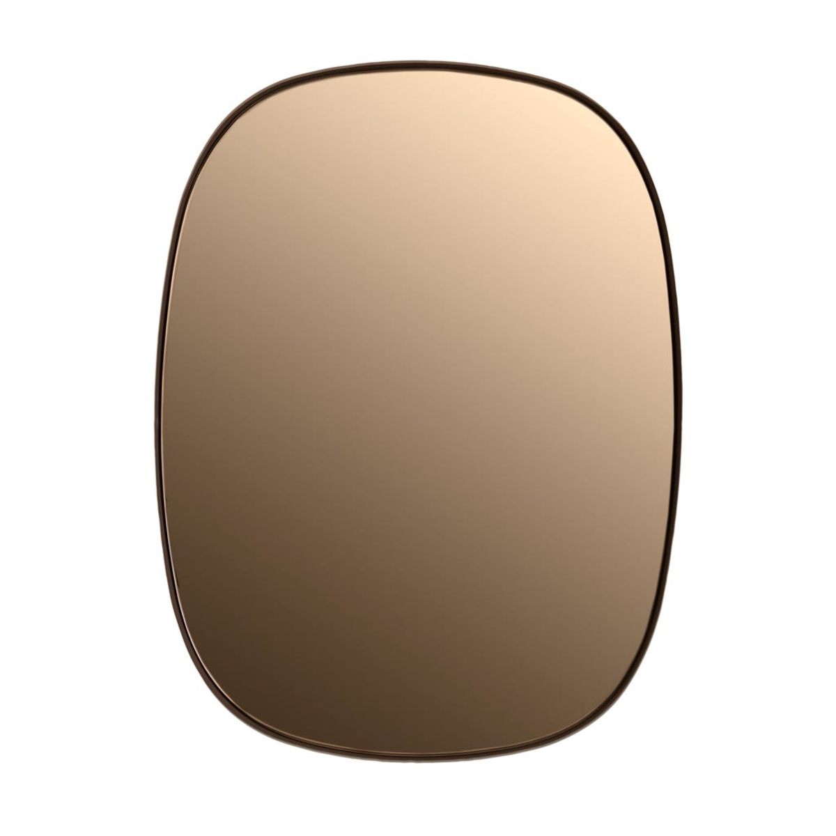 Muuto Small Floor Model Framed Mirror - Rose | Garmentory