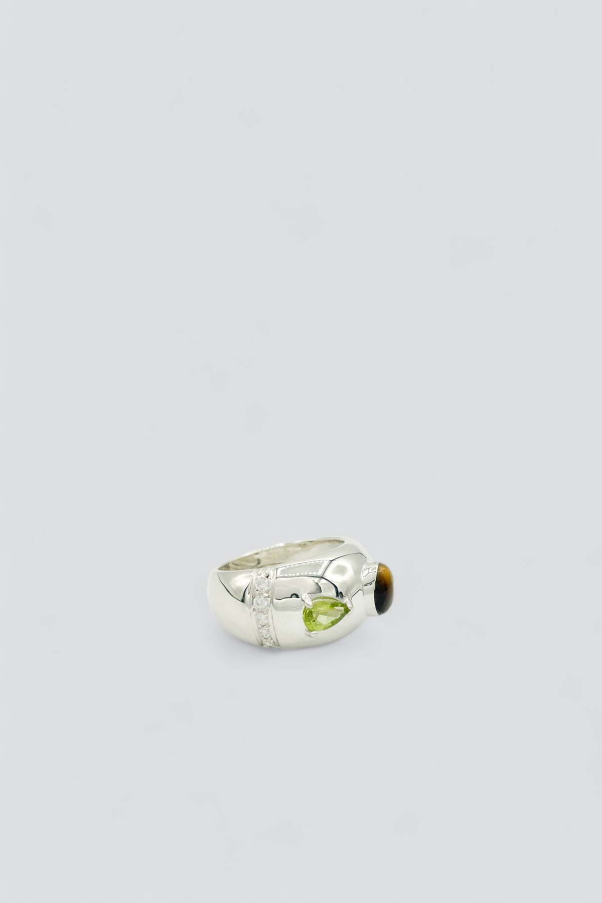 Legier Bubble Bezel Ring - Silver - Image 1 of 3