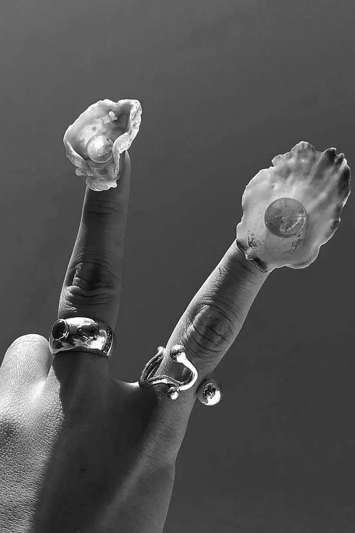 Legier Bubble Bezel Ring - Silver - Image 2 of 3