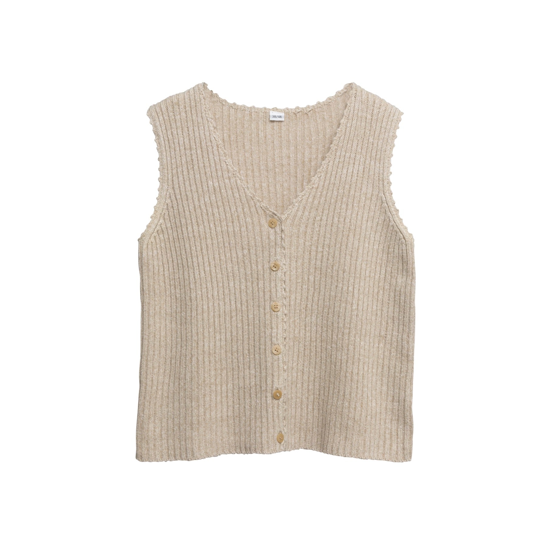 トップス SHOULDER RIB KNIT VEST RIB KNIT ASYMMETRICAL SWEATER VEST – Jason Wu Studio