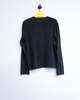 Gabriela Coll Garments Organic Cotton Long Sleeve T-Shirt - Black  - Thumbnail 2