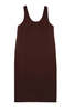 L.F.Markey Basic Linen Shift Dress - Chocolate - Thumbnail 7