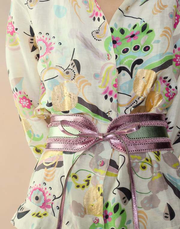 Cynthia Rowley Love Locked Silk Linen Shirt Dress Cynthia Rowley Love Locked Silk Linen Shirt Dress