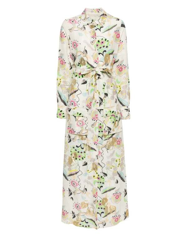 Cynthia Rowley Love Locked Silk Linen Shirt Dress | Garmentory Cynthia Rowley Love Locked Silk Linen Shirt Dress | Garmentory