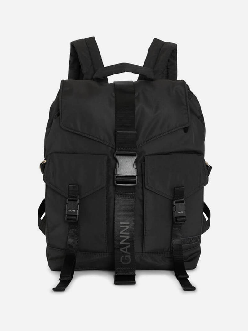 ♦送料関税込み♦GANNI♦テックバックパック GANNI】ロゴ入り テック バックパック / 各色 (Ganni/バック