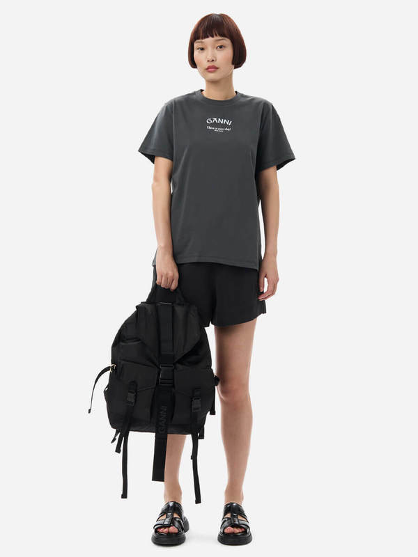 Ganni Tech Backpack - Black | Garmentory