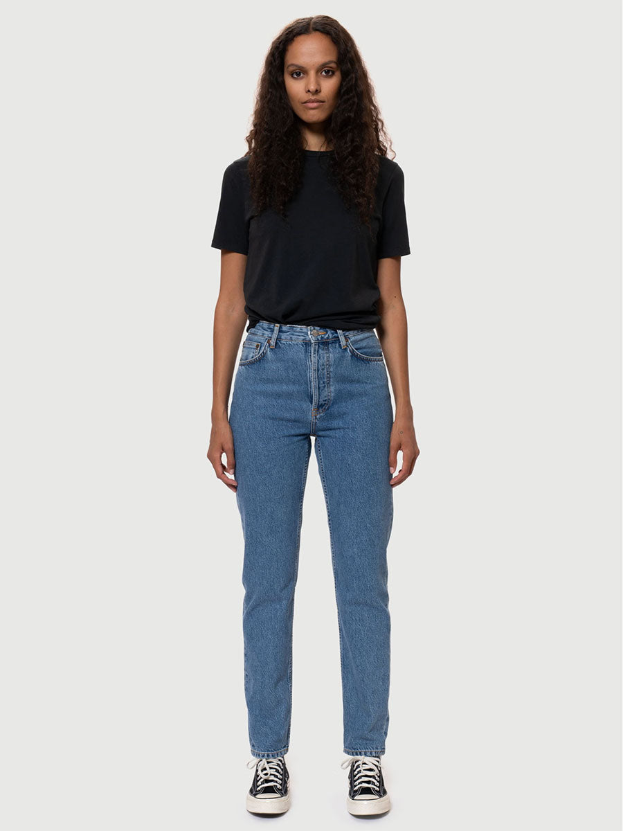 Nudie Jeans Breezy Britt Jeans - Simply Blue | Garmentory