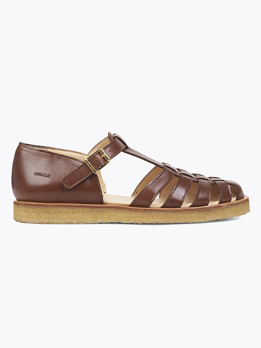 angulus Buckle Sandals - Brown | Garmentory