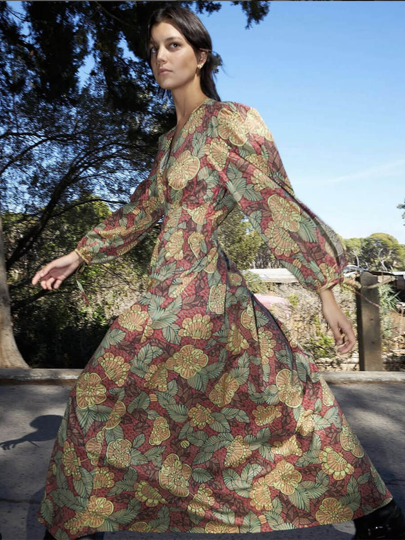stella nova Flowerprinted Cotton Maxi Dress - Wild Flowers | Garmentory stella nova Flowerprinted Cotton Maxi Dress - Wild Flowers | Garmentory