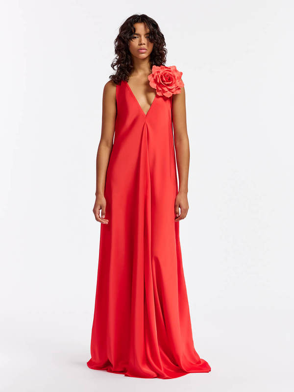 open lace back dress Essentiel Antwerp Women's Hingy Embellished Midi Dress main image 0