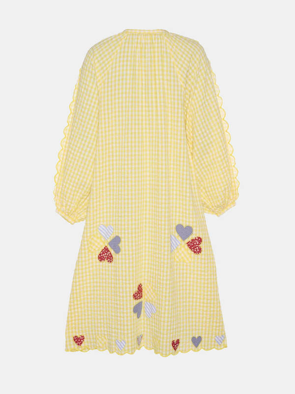 Sissel Edelbo Kamal Organic Cotton Dress yellow on Garmentory