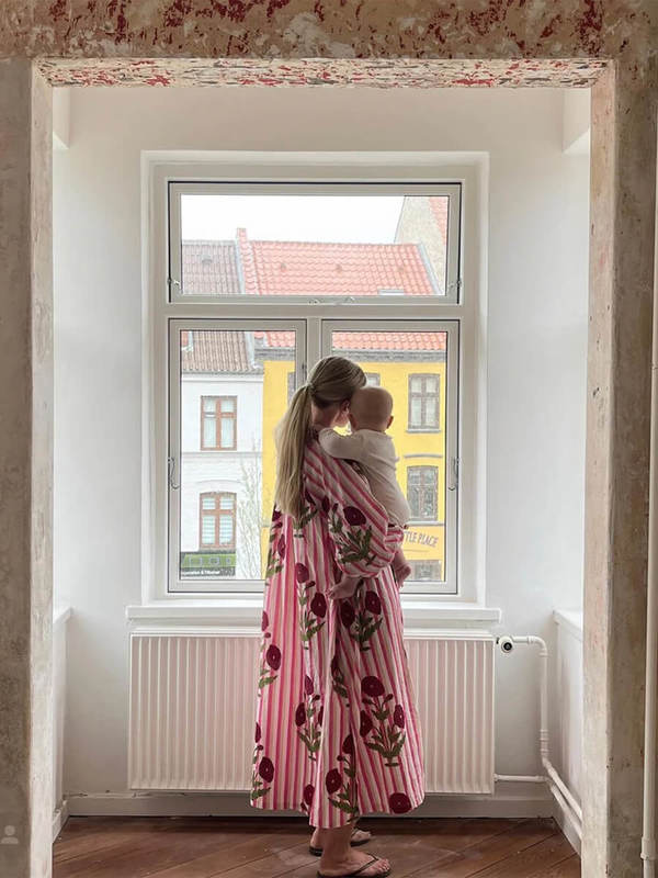 Sissel Edelbo Lara Organic Cotton Dress - Poppy Rose | Garmentory