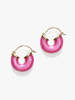 Anni Lu Petit Swell Hoops - Pink Lotus - Thumbnail 1