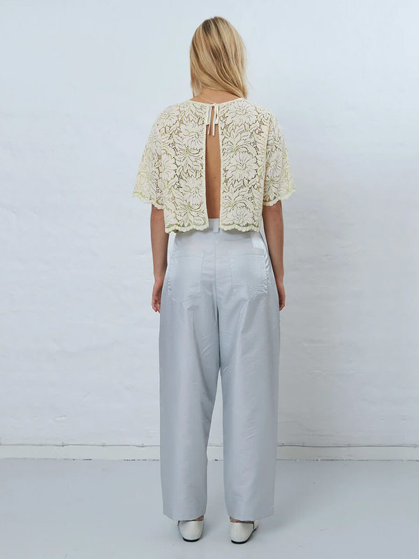 stella nova Shiny Casual Volume Pants