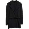 PIPER (Italy) Invista Tactel Jersey Knit Norfolk Jacket Onyx : M - Thumbnail 1