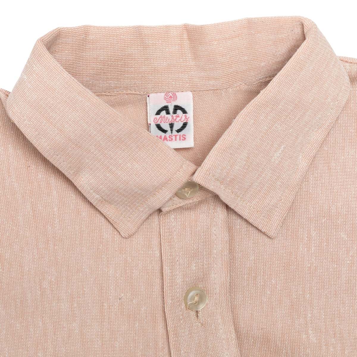 MASTIS (Lithuania) Melange Viscose Blend Jersey Knit Shirt Sunstone : XS - Image 3 of 8