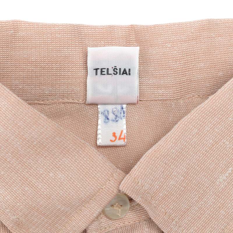 MASTIS (Lithuania) Melange Viscose Blend Jersey Knit Shirt Sunstone : XS